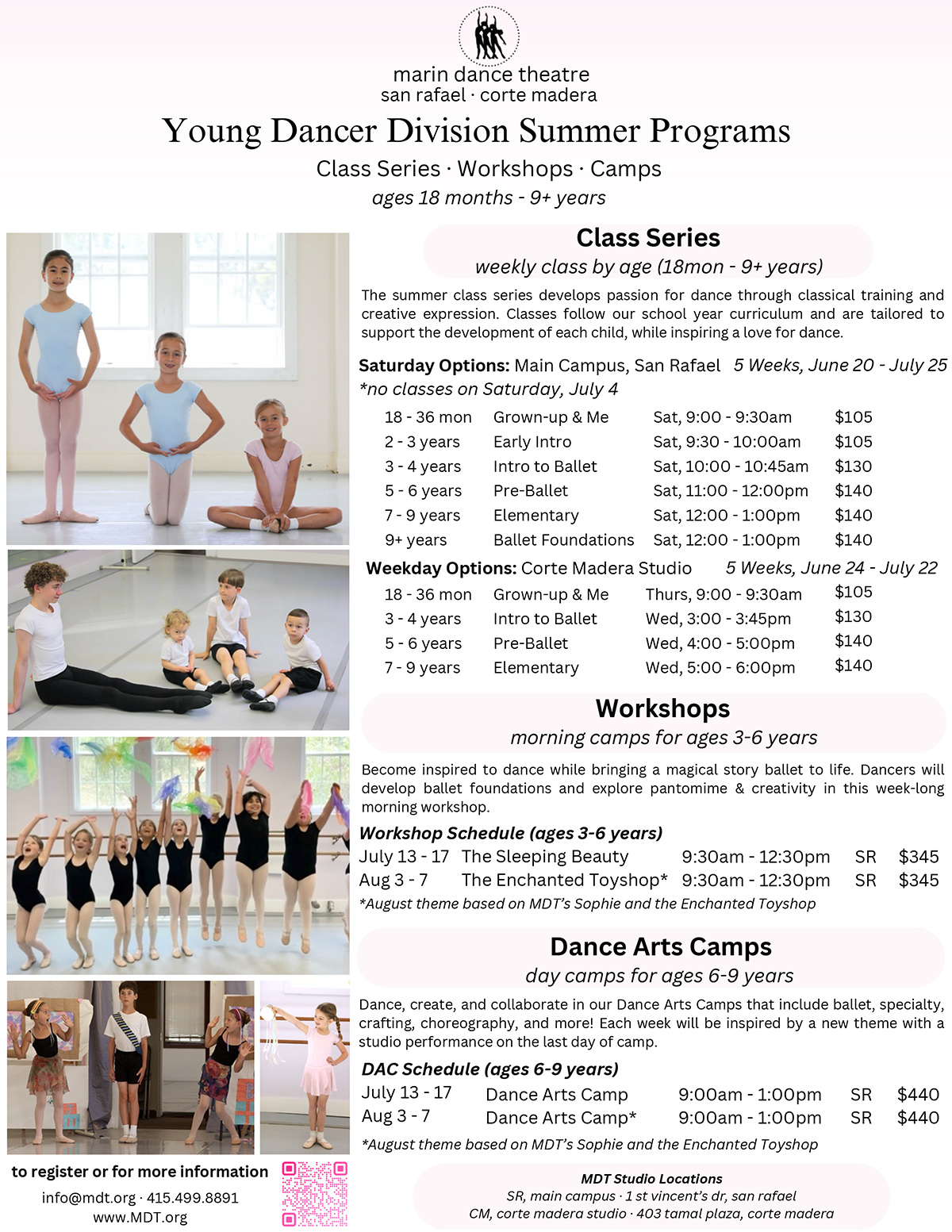 MDT Summer Camp flyer