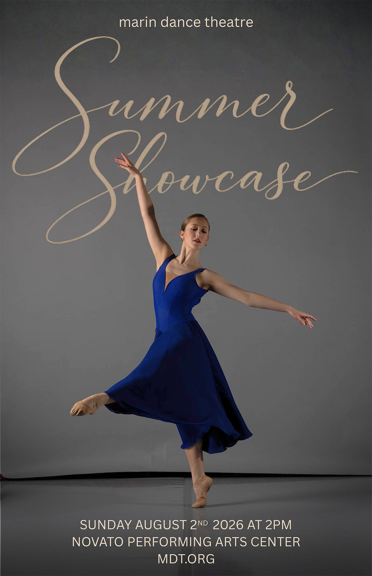 MDT Summer Showcase performance poster